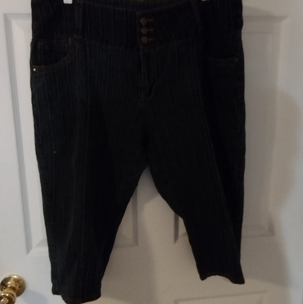 Denim capris